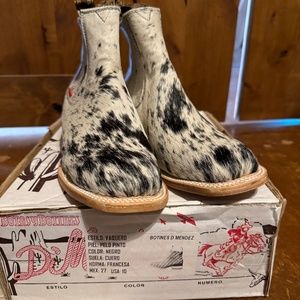 Cowhide Booties